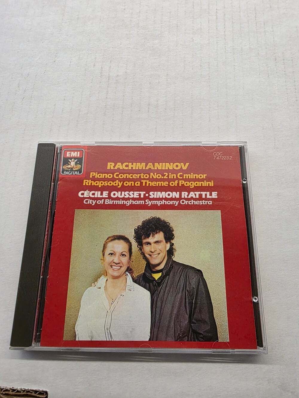 Rachmaninov - Piano Concerto 2 Rhapsody Paganini CD 1986 EMI Classical